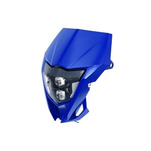 Scheinwerfer LED für Yamaha DT 50 / 80 / 125 R / RE / X Blau Komplettset