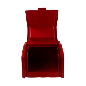 Top case pizza box roller 78 liters red