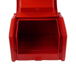 Top case pizza box roller 78 liters red