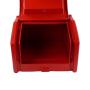 Top case pizza box roller 78 liters red