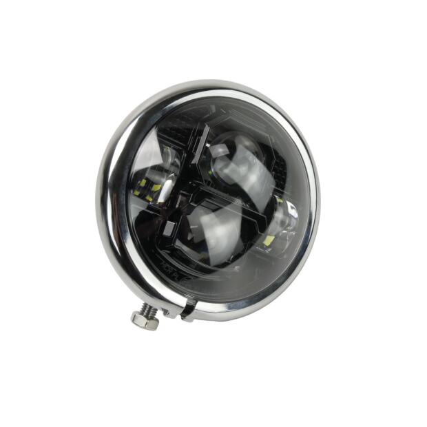 LED headlight 5.75 inch with headlight housing with E number