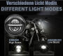 LED Scheinwerfer Classic mit Gehäuse 5.75 Zoll in Chrome Designe