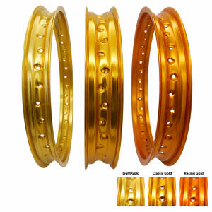 Front Rim 1.85x21 Aluminium Racing Gold 36 Holes for Motorcycle