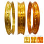 Front Rim 1.85x21 Aluminium Racing Gold 36 Holes for Motorcycle