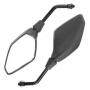 Motorrad Spiegel Universal Lenkerspiegel schwarz M10 Paar