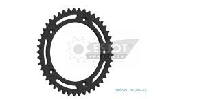 Sprocket rear t. 15 for VOGE 500 DS 2022-2023
