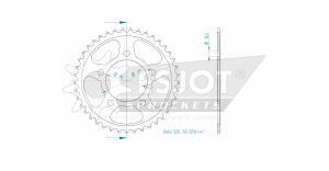 Kettenrad Z.41 für Honda 500 CB500 X ABS 2019-2022