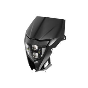 Headlight LED lampshade universal black for Yamaha KTM Aprilia Supermoto Enduro