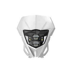 Headlight LED lampshade universal white for Yamaha KTM Aprilia Supermoto Enduro