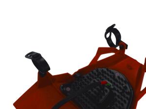 Headlight LED lampshade universal orange for Yamaha KTM Aprilia Supermoto Enduro