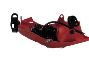 Headlight LED lampshade universal orange for Yamaha KTM Aprilia Supermoto Enduro