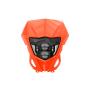 Headlight LED lampshade universal orange for Yamaha KTM Aprilia Supermoto Enduro