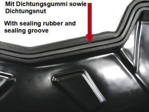 Front Koffer Topcase für Polaris Sportsman 400/450/570 XP/570 EFI/850/1000 vorne Komplettset