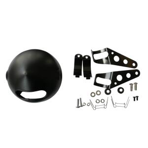 Headlight housing 5.75 inch black B-stock