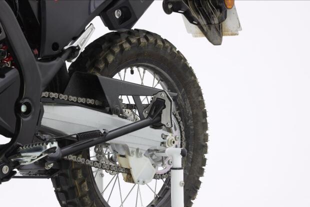 Seitenständerbasisverlängerung für Honda CRF 300 Rally Bj.23 Schwarz