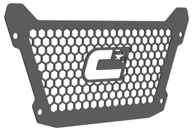 Auspuffkrümmerschutz für Husqvarna Norden 901 ab 22-24 matt silber