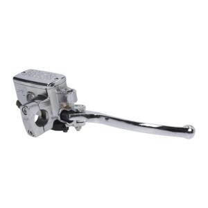 Bremspumpe / Bremszylinder mit Handbremshebel Universal Ø25mm Chrom