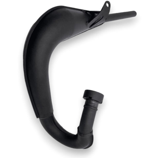 Auspuff Krümmer für Yamaha DT 50 R 82-89 Schwarz ohne ABE