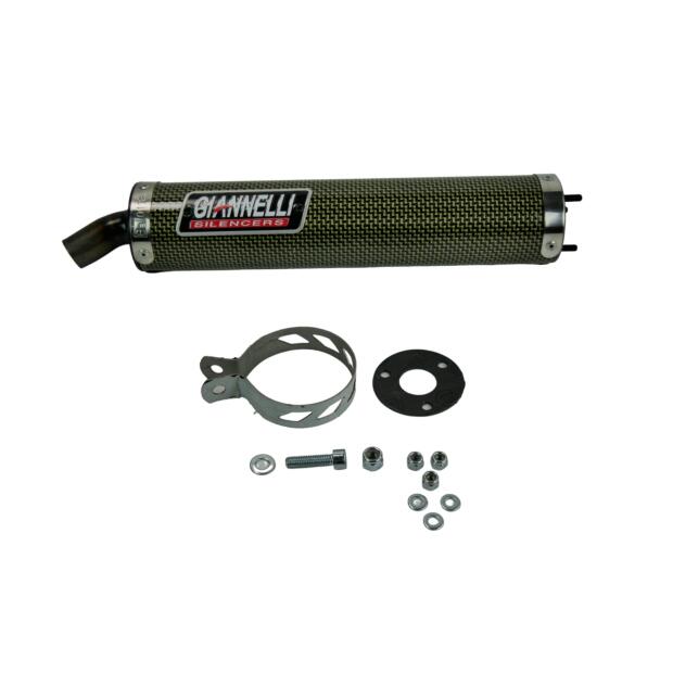 Auspuffendtopf Giannelli für Honda NSR 125 R 92-01 Kevlar