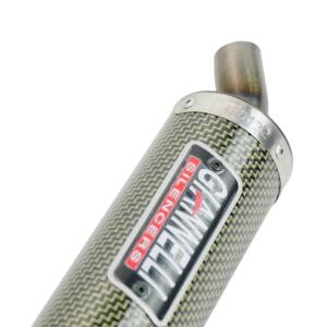 Auspuffendtopf Giannelli für Honda NSR 125 R 92-01 Kevlar