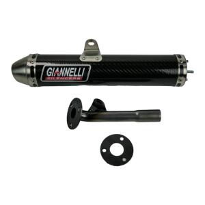 Auspuffendtopf  für Yamaha DT125 R E 04-06 EEC E13 Carbon Fiber