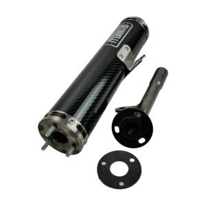 Auspuffendtopf  für Yamaha DT125 R E 04-06 EEC E13 Carbon Fiber