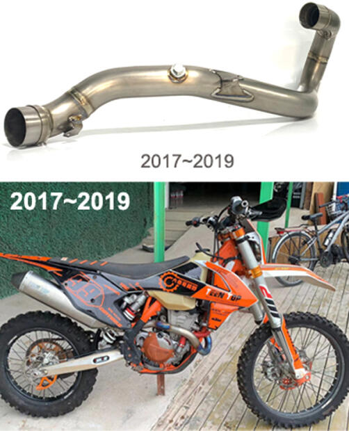 Exhaust front pipe for KTM EXC-F SX-F 450 17-19