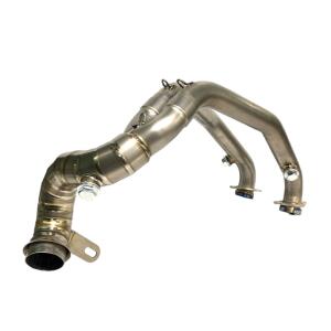 Auspuff Krümmer für KTM Duke 790 890 Bj.18-21 Titan