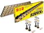 DID Kette VX3 X-Ring 520x90 Glieder Gold Nietschloss & Clipschloss