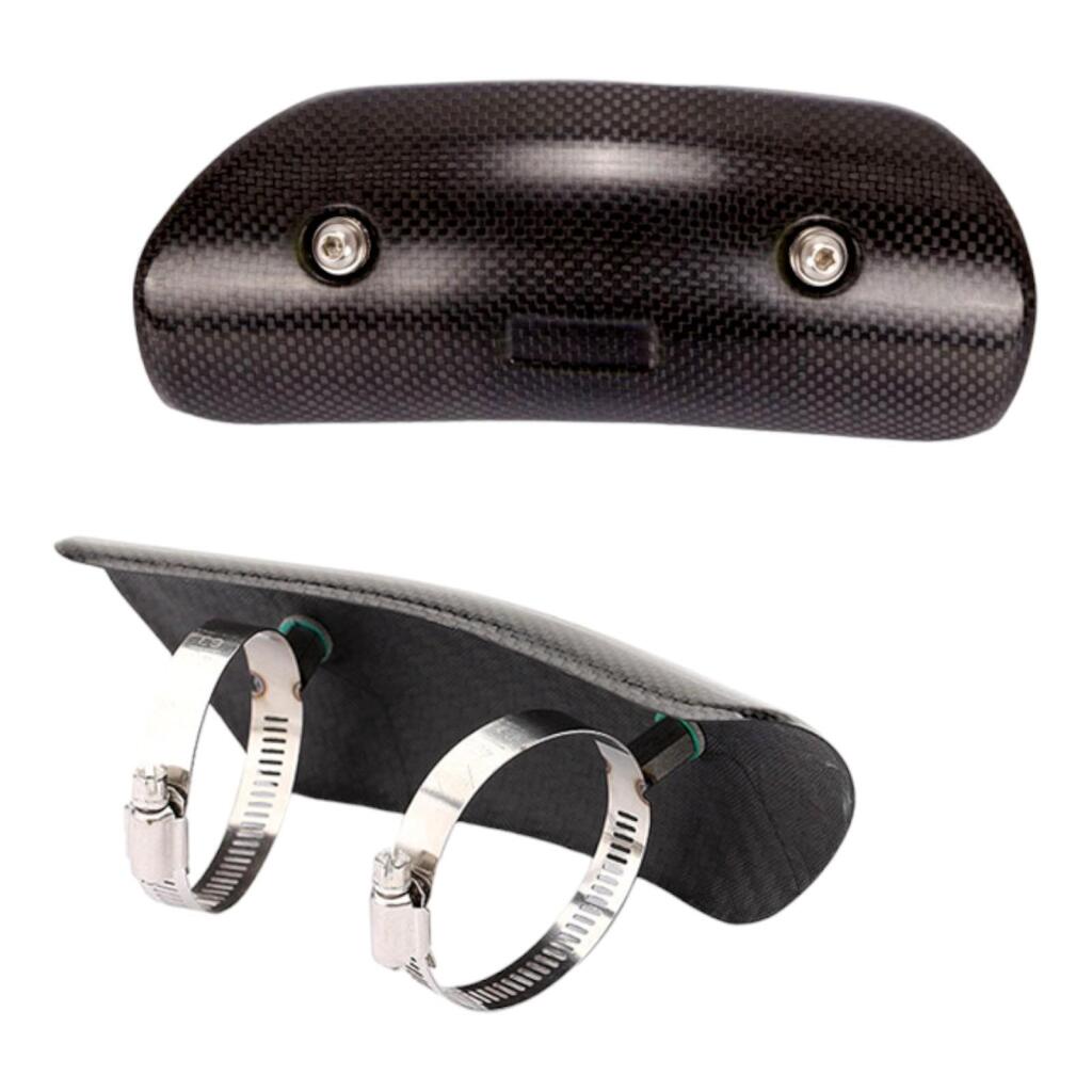 Carbon Auspuff Hitzeschild Für Akrapovic - Leichter Schutz Für Motorrad Schalldämpfer