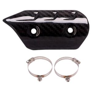 Exhaust Heat Shield Universal, Carbon fiber Look