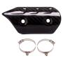 Exhaust Heat Shield Universal, Carbon fiber Look