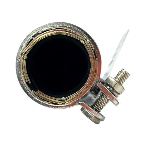 Auspuff Universal 38-45mm Slip-On Chrom Endtopf