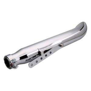 Exhaust Slip-On Muffler Silencer 38-45mm Retro Chrome