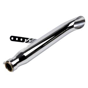 Exhaust Slip-On Muffler Silencer 38-45mm Retro Chrome