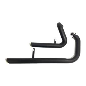 Auspuff Komplettanlage für Yamaha XV 125 250 Virago Schwarz