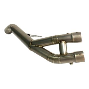 Auspuff Zwischenstück für Yamaha YZF R1 1000 Bj. 15-21 Titan Mid-Pipe De-Cat