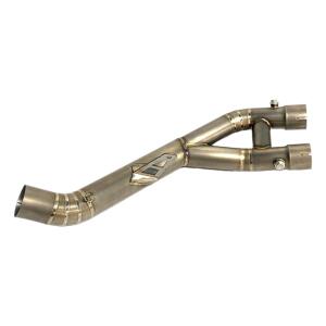 Auspuff Zwischenstück für Yamaha YZF R1 1000 Bj. 15-21 Titan Mid-Pipe De-Cat