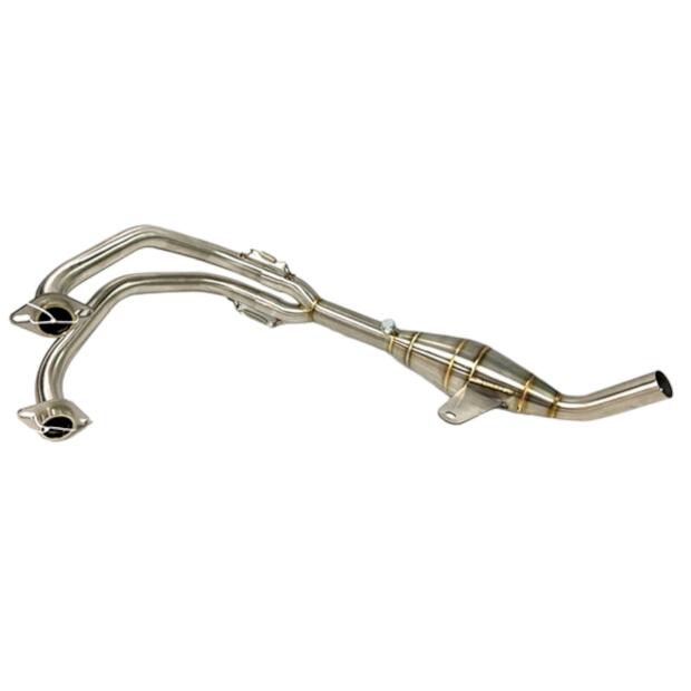 Auspuff Krümmer für Yamaha YZF R3 mit Katalysator