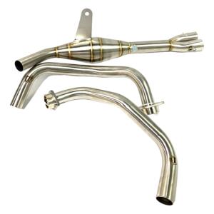 Auspuff Krümmer für Yamaha YZF R3 mit Katalysator