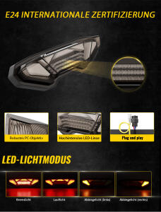 LED taillight for Yamaha MT 09/MT10/FZ 09/FJ 09/Tracer 900/GT