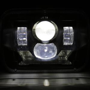 LED headlight for Kawasaki GPZ 750/900 ZRX 1100 Rectangular