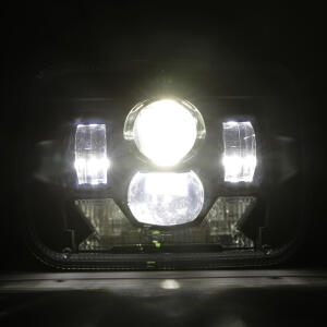 LED headlight for Kawasaki GPZ 750/900 ZRX 1100 Rectangular