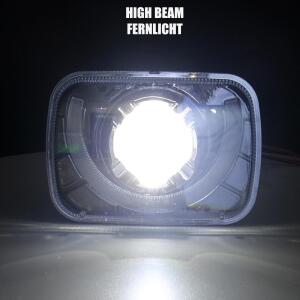 LED Scheinwerfer für Kawasaki GPZ 750/900 Rechteckig