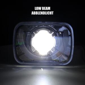 LED Scheinwerfer für Kawasaki GPZ 750/900 Rechteckig