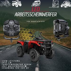 LED Strahler 5 Zoll Zusatzscheinwerfer für Quad/ATV/UTV