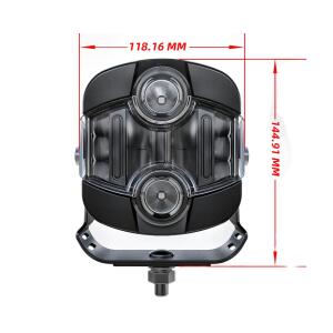 LED Strahler 5 Zoll Zusatzscheinwerfer für Quad/ATV/UTV