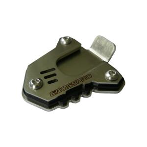 Side stand base extension for Honda CB 500 X/NX 500 matt black