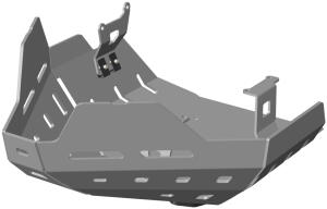 Engine protection for Honda CB 500 X/NX 500 black