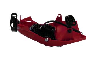 Scheinwerfer LED Universal Rot für Honda XL / XR Supermoto Enduro Modelle